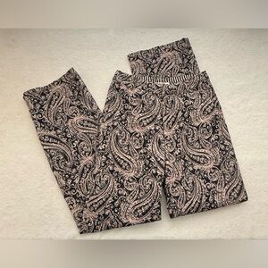 V. De Vinster Paisley Corduroy Pants NWT $280 Medium Cotton Trousers